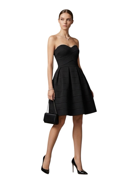 B Darlin Dresses & Skirts - B. Darlin Black Strapless Fit & Flare Party Prom Formal Dress Juniors Size 1/2